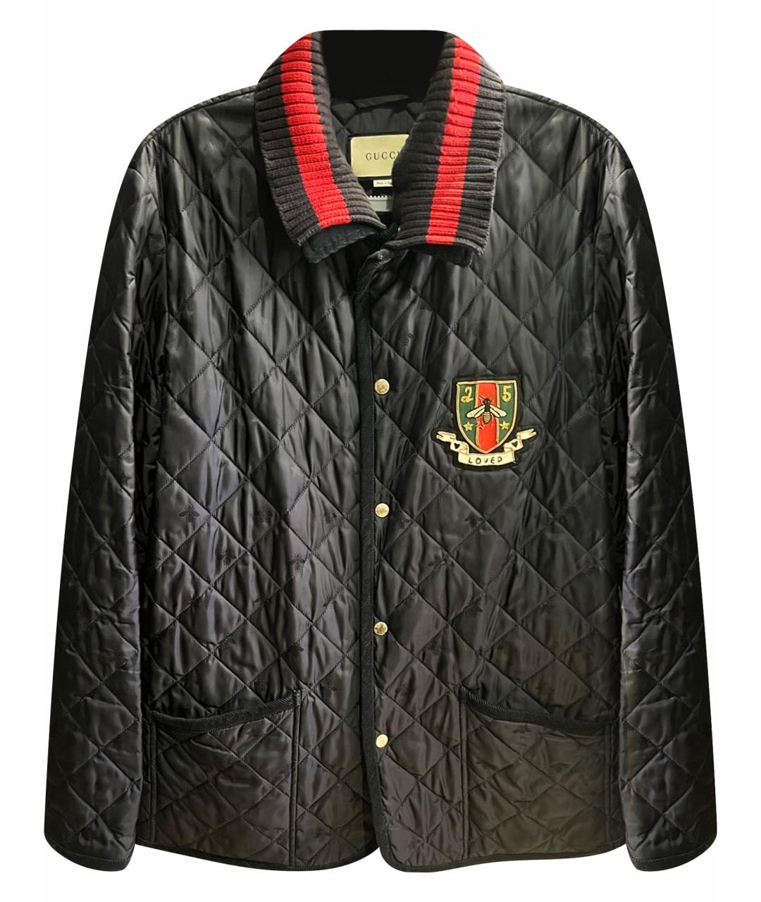 GUCCI Синяя хлопковая куртка, фото 1