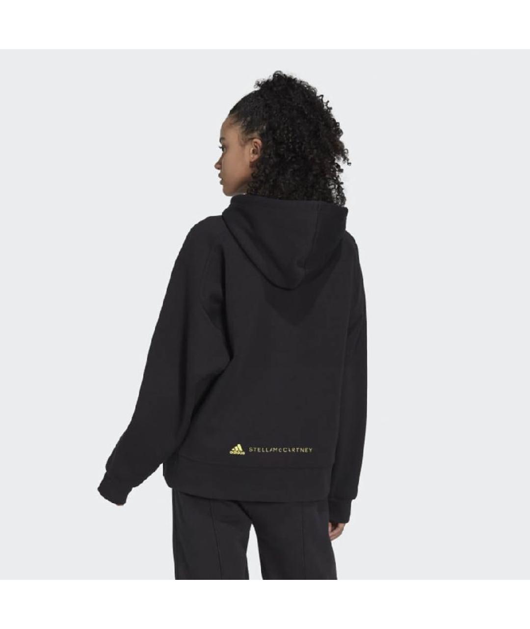 ADIDAS BY STELLA MCCARTNEY Черная хлопковая спортивная куртка, фото 4