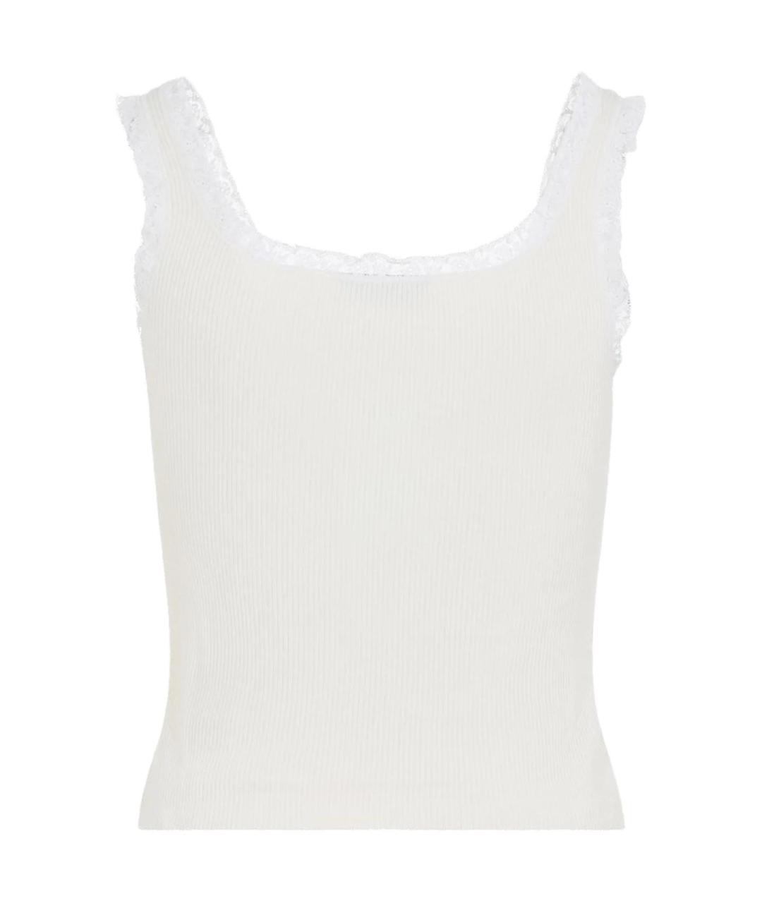 MIU MIU Белая майка, фото 2