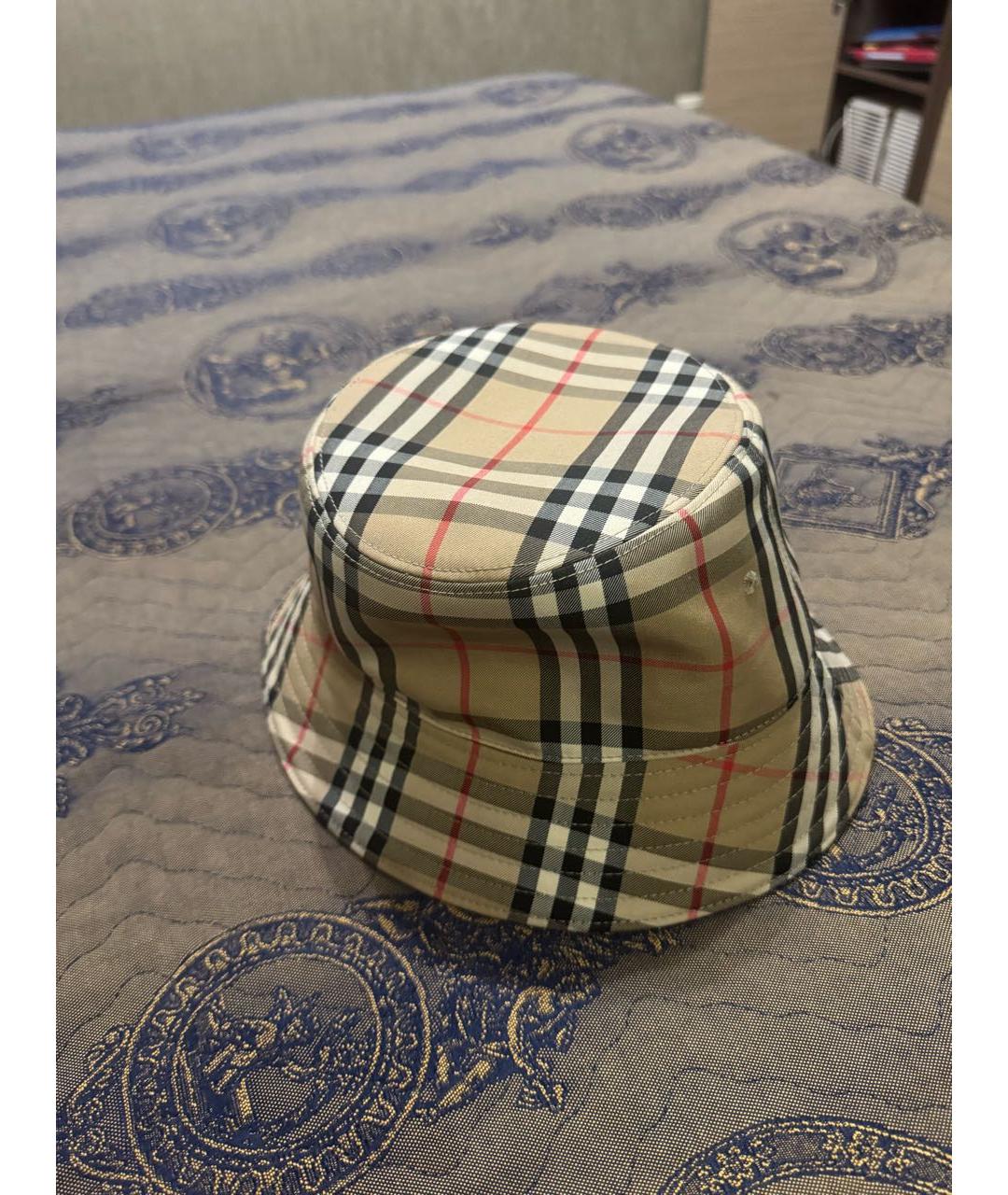 BURBERRY Бежевая хлопковая кепка/бейсболка, фото 2
