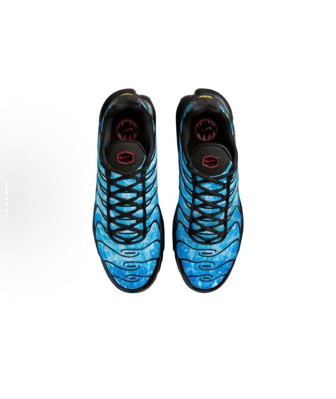 NIKE Синие синтетические низкие кроссовки / кеды, фото 3