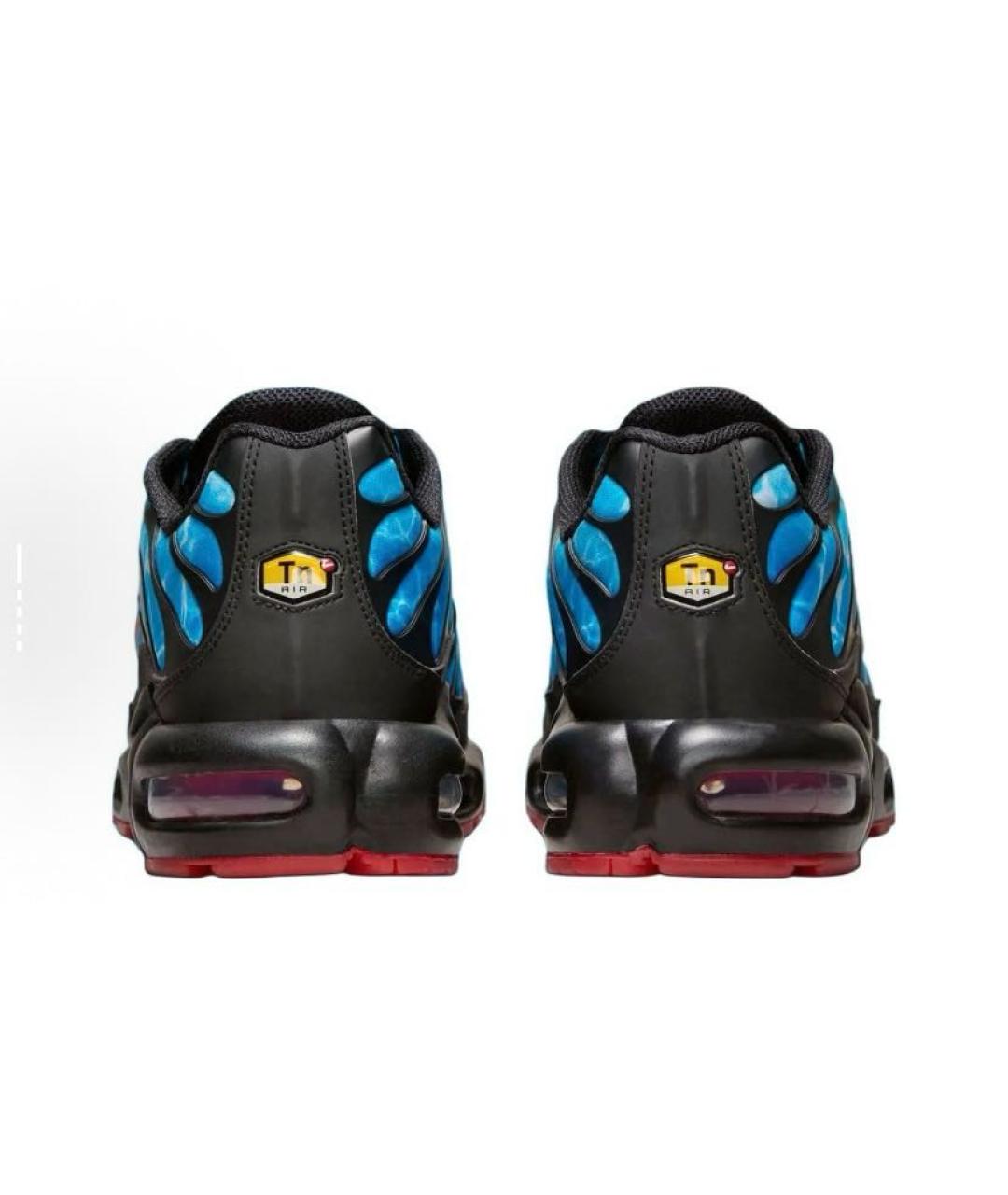 NIKE Синие синтетические низкие кроссовки / кеды, фото 4