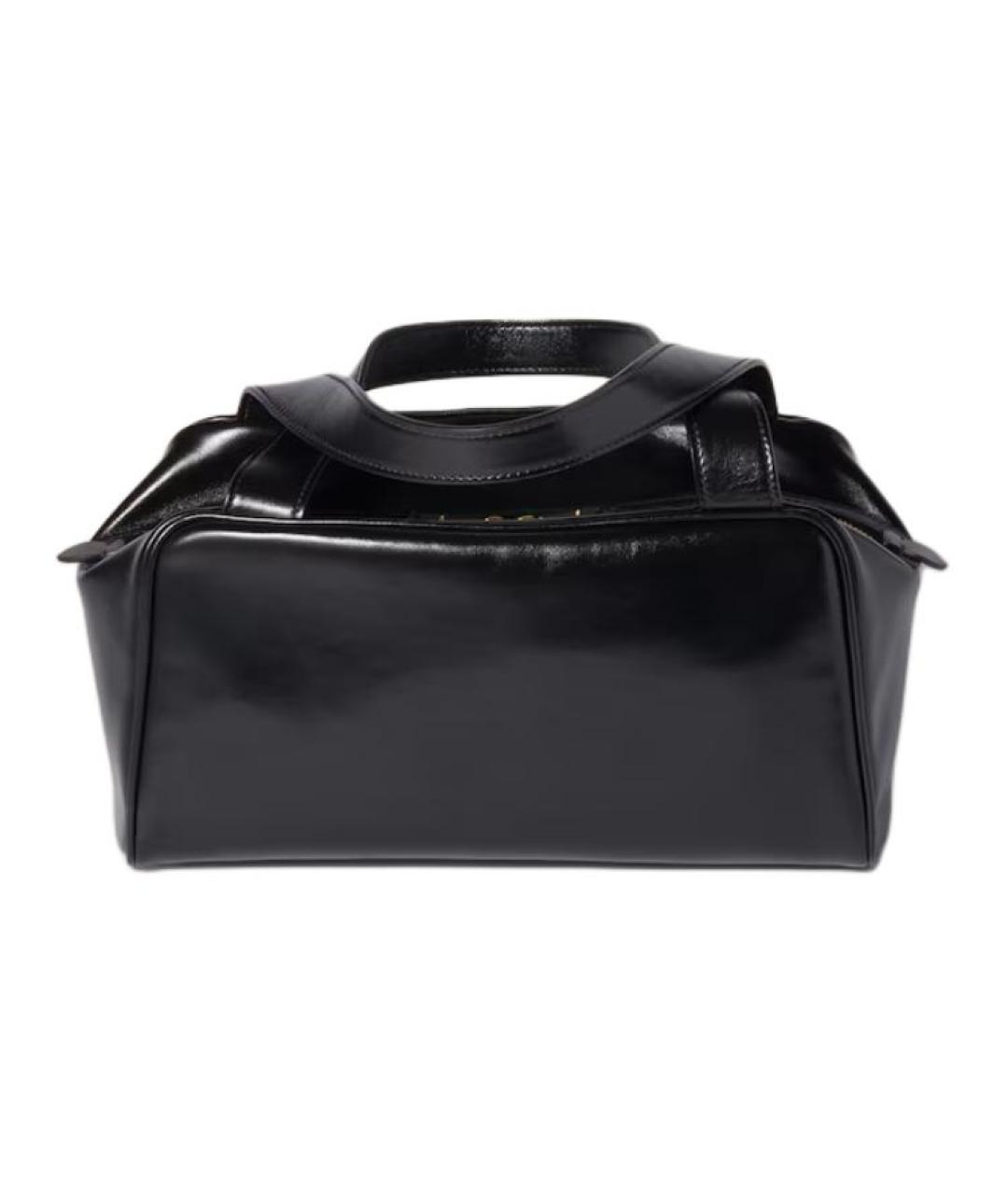 MIU MIU Черная кожаная сумка с короткими ручками, фото 3