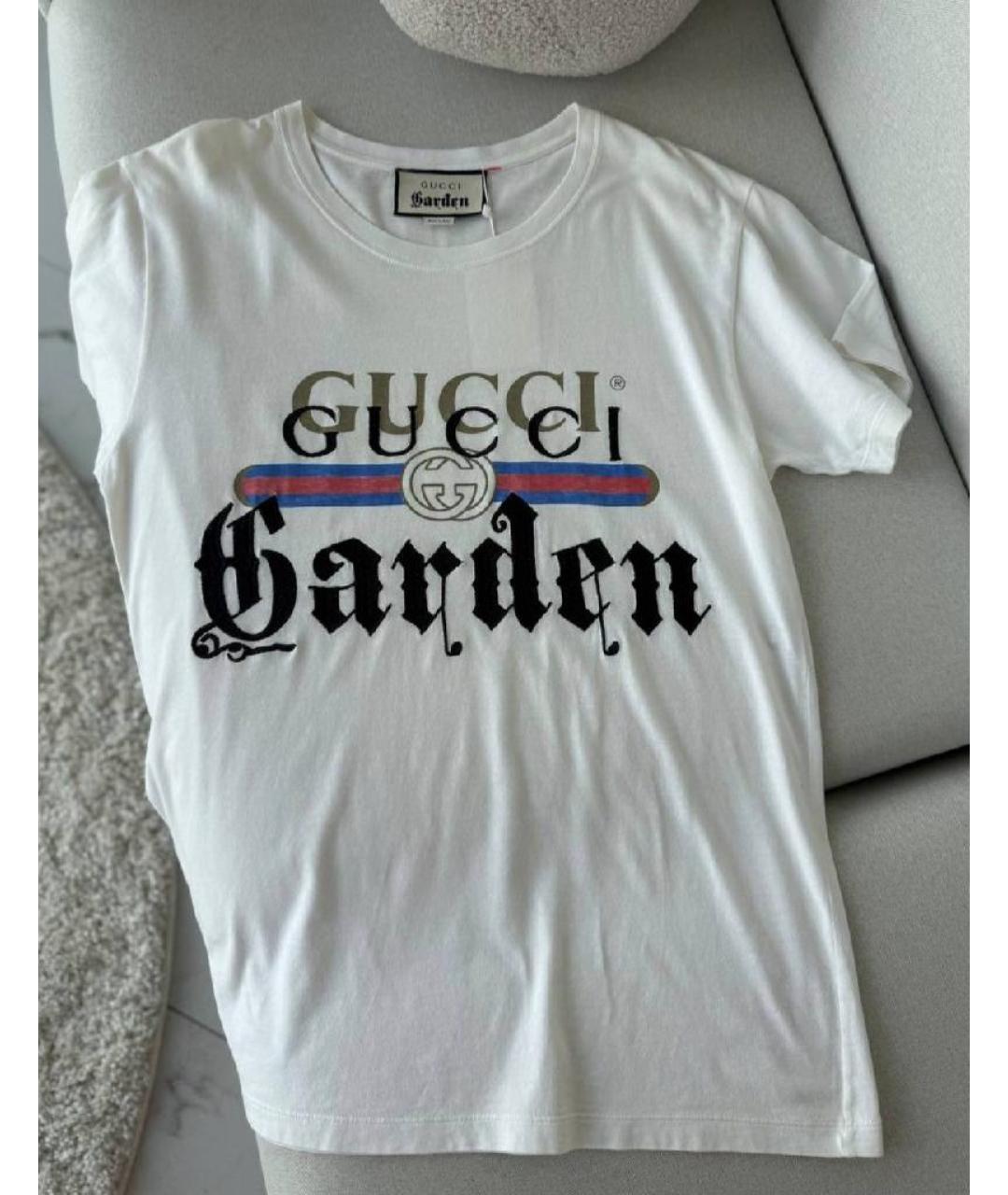 GUCCI Хлопковая футболка, фото 3