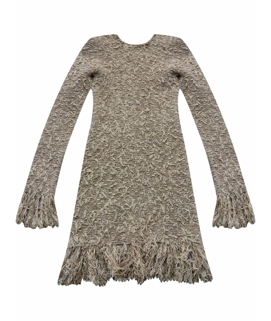 BALMAIN Мульти вискозное коктейльное платье, фото 1