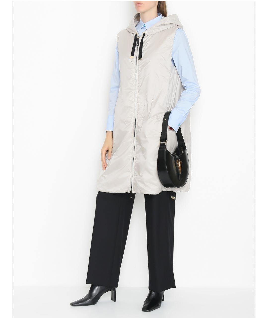 MAX MARA Белый шерстяной жилет, фото 7