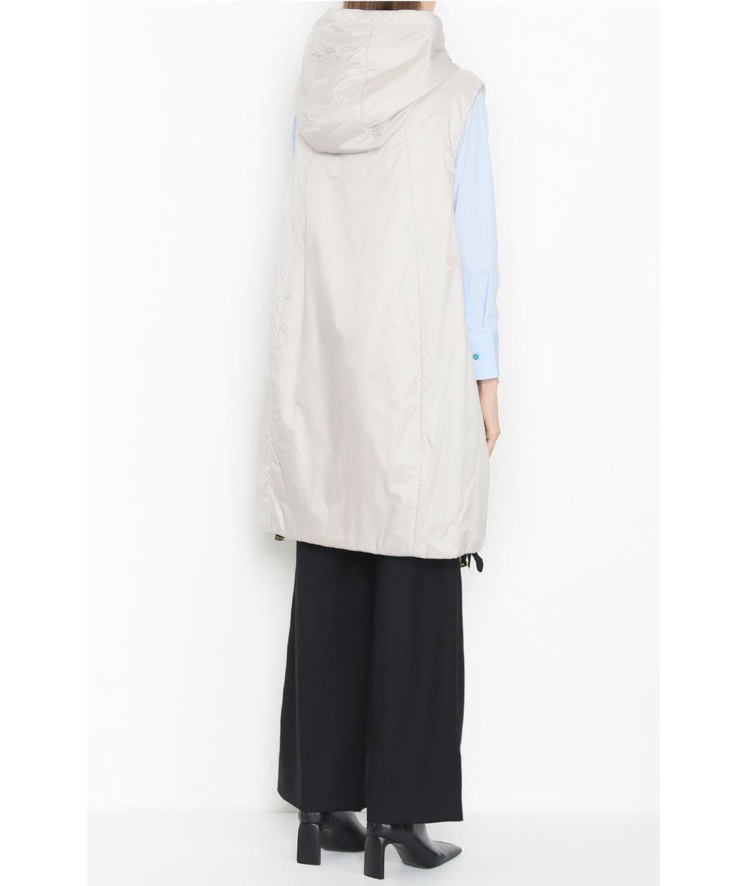 MAX MARA Белый шерстяной жилет, фото 2