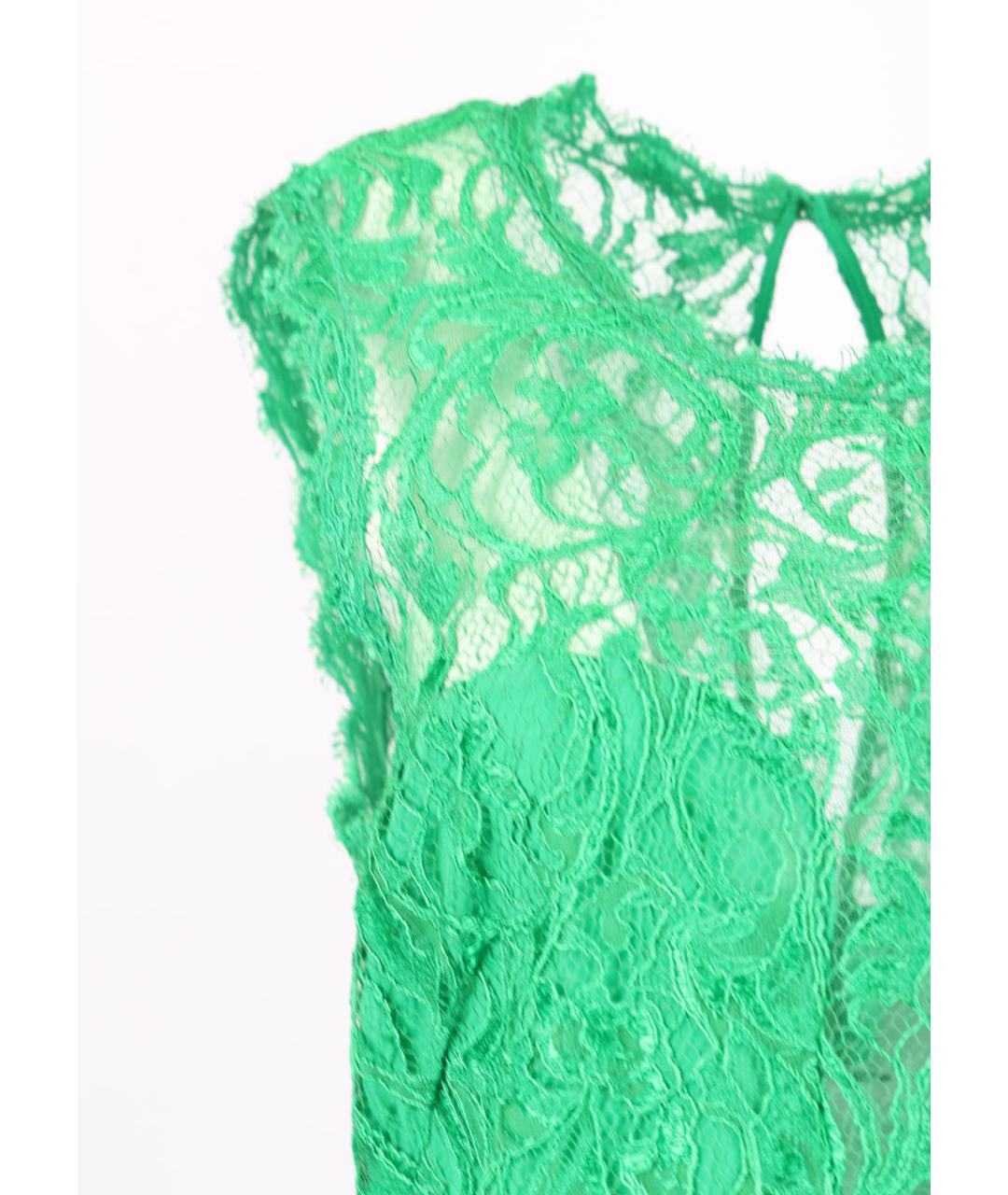 EMILIO PUCCI Зеленые вискозное коктейльное платье, фото 5