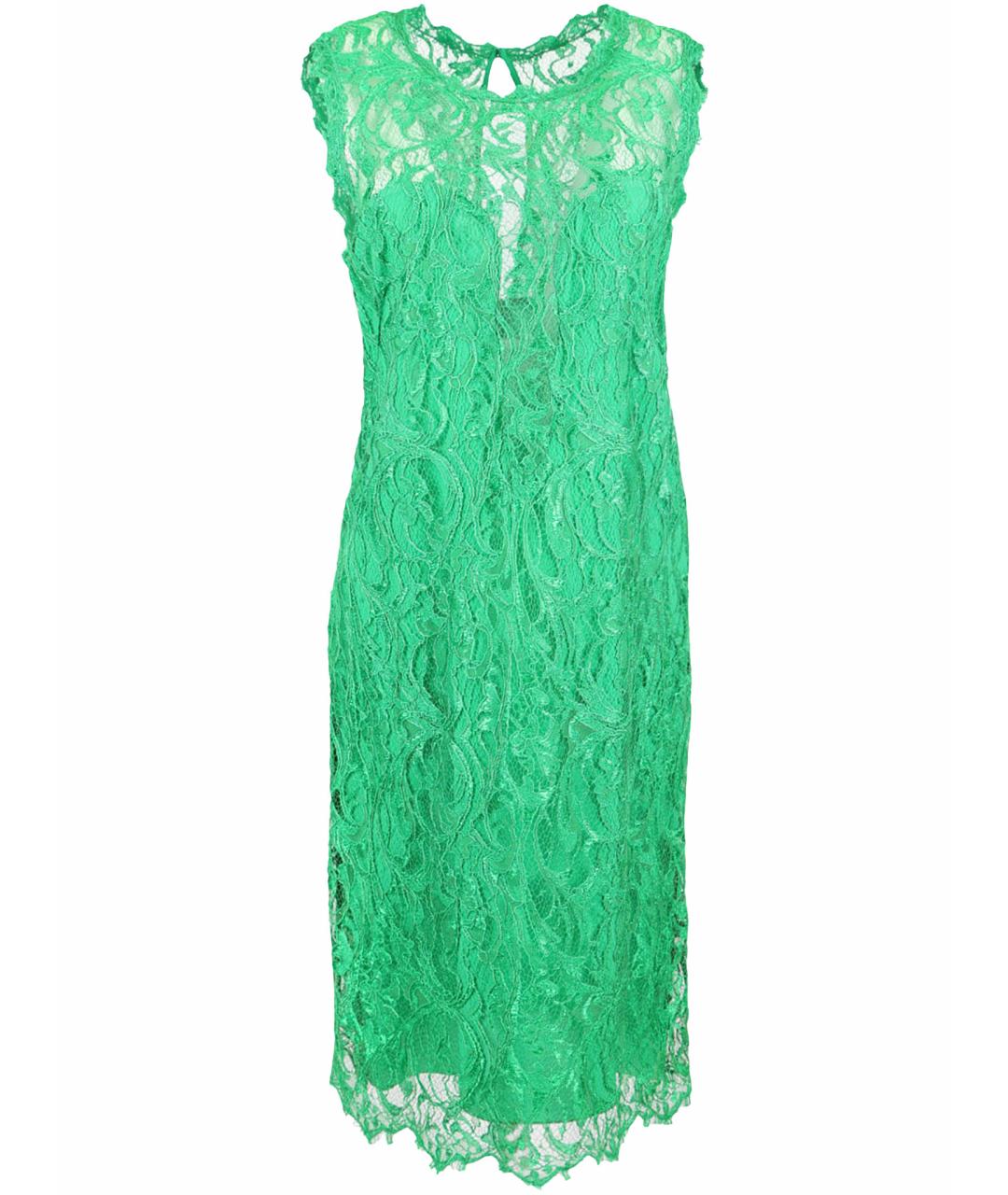 EMILIO PUCCI Зеленые вискозное коктейльное платье, фото 1