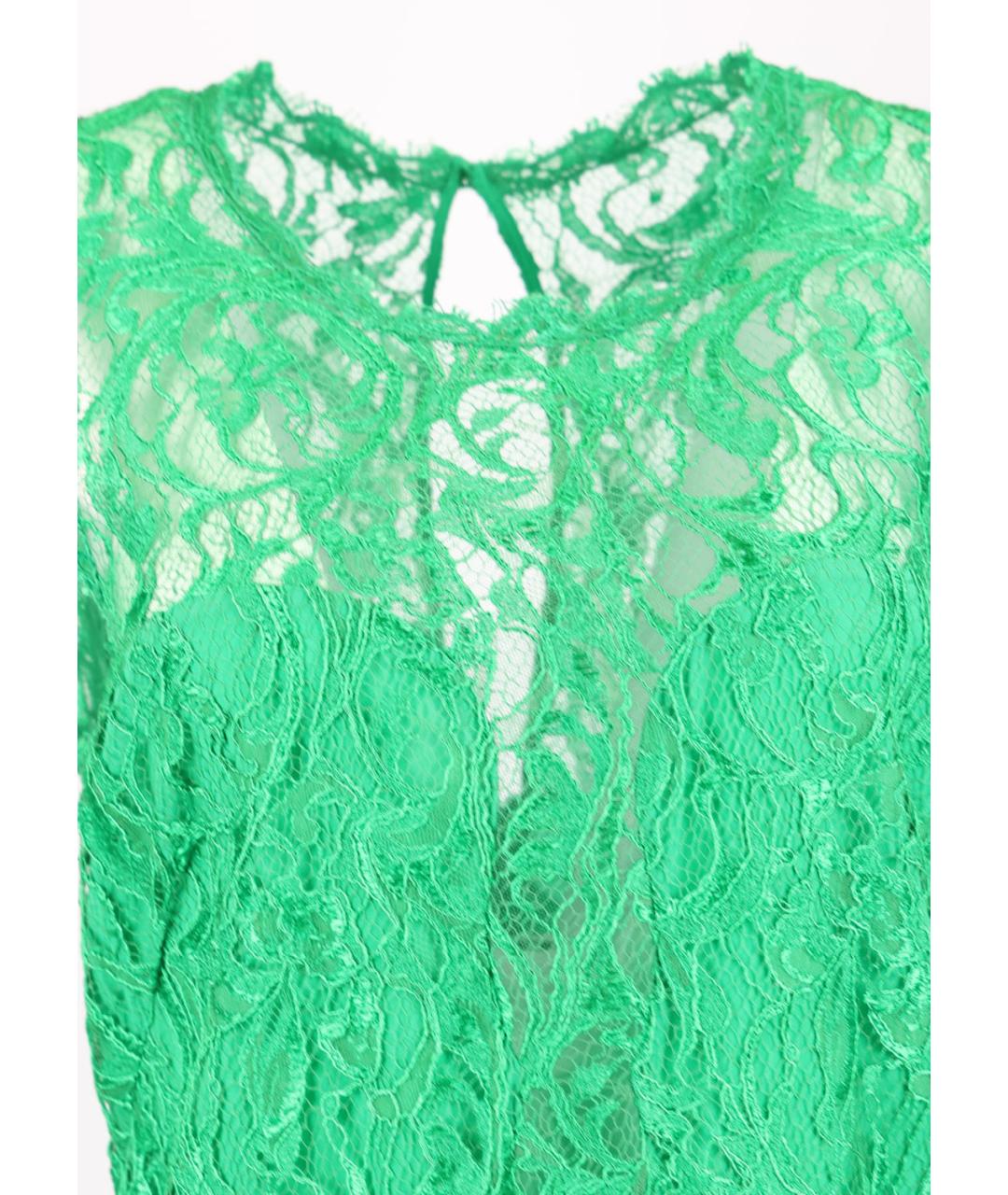 EMILIO PUCCI Зеленые вискозное коктейльное платье, фото 4