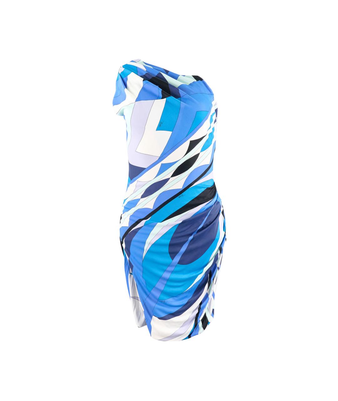 EMILIO PUCCI Мульти вискозное коктейльное платье, фото 6