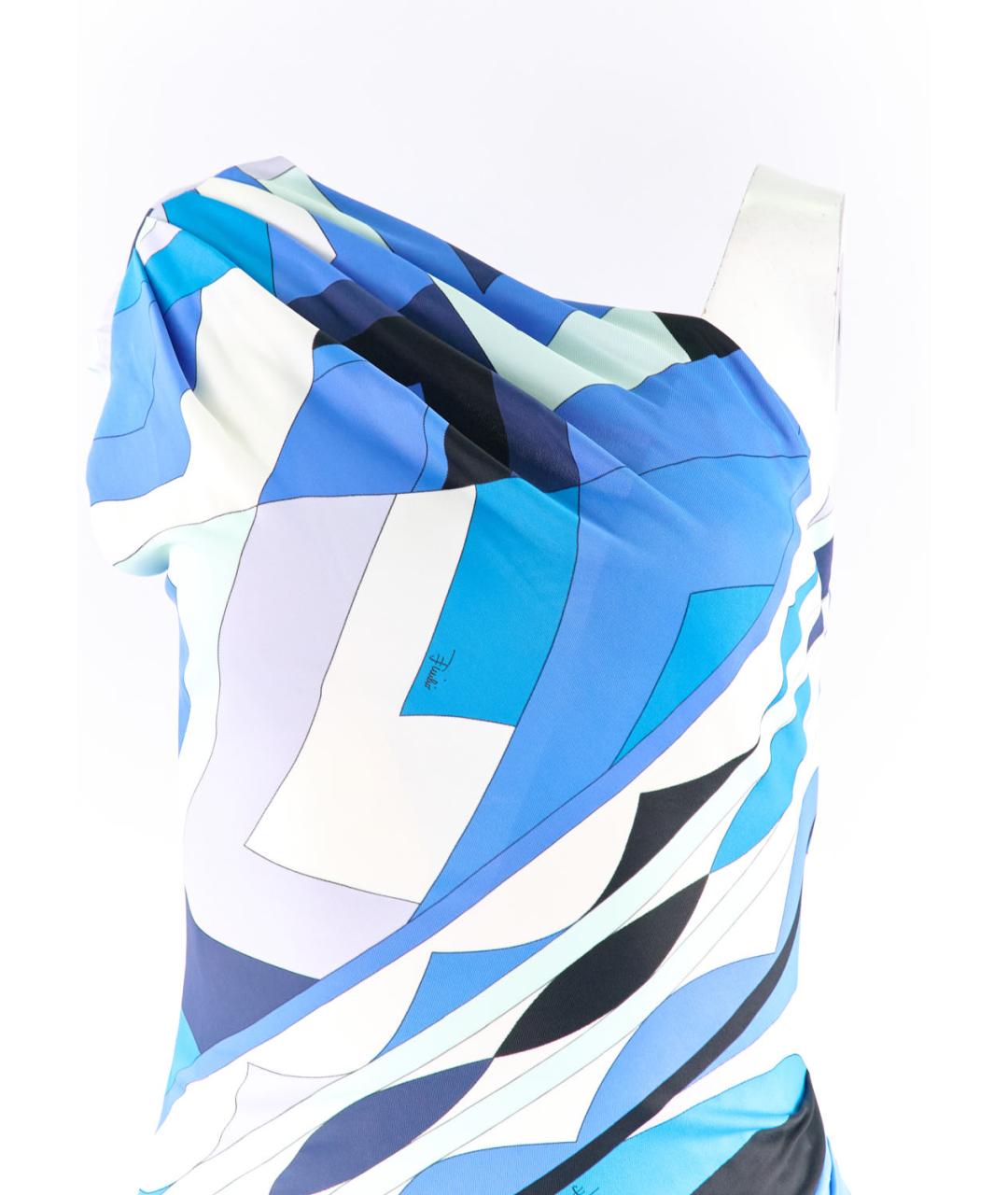 EMILIO PUCCI Мульти вискозное коктейльное платье, фото 4
