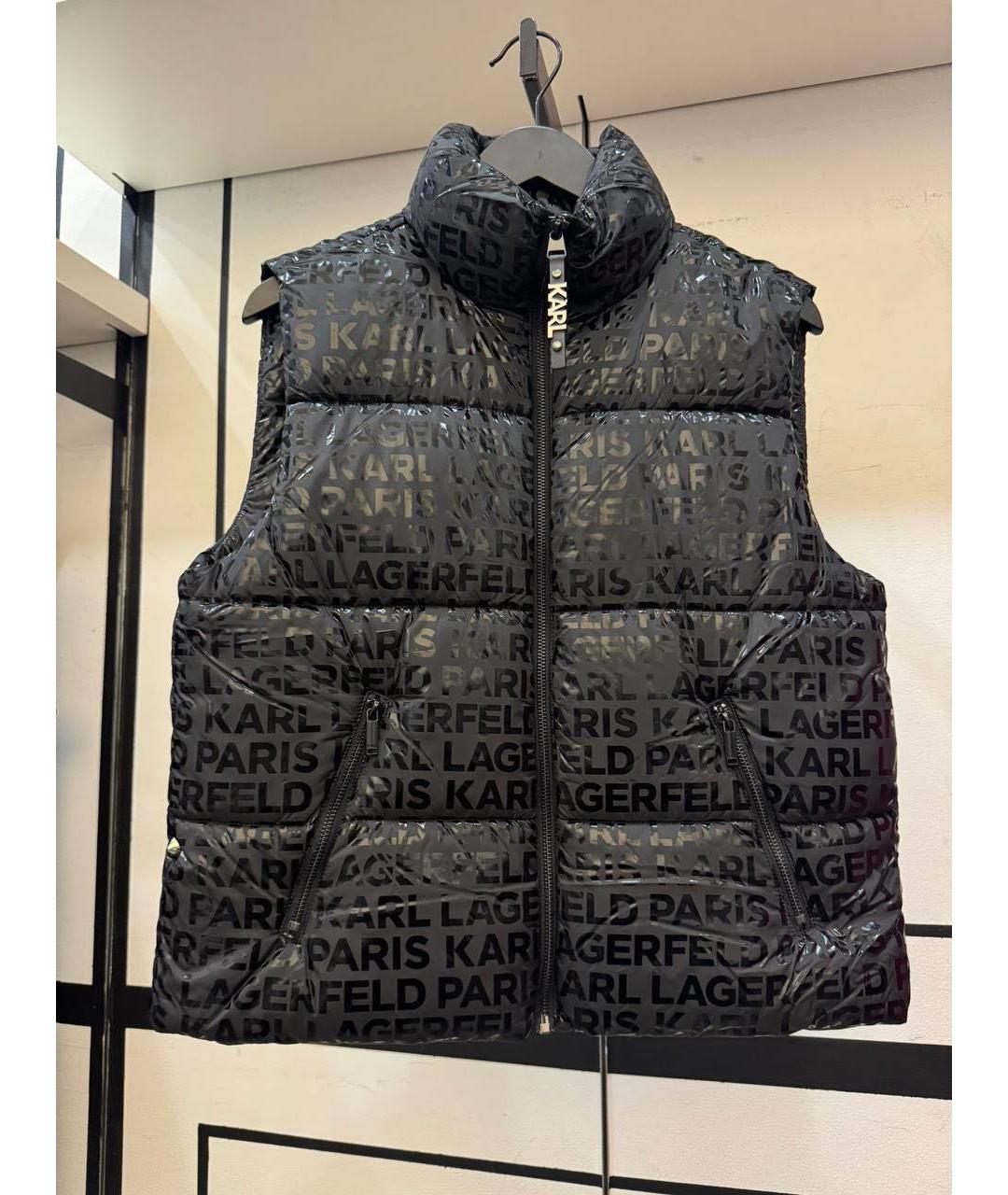 KARL LAGERFELD Черный жилет, фото 4