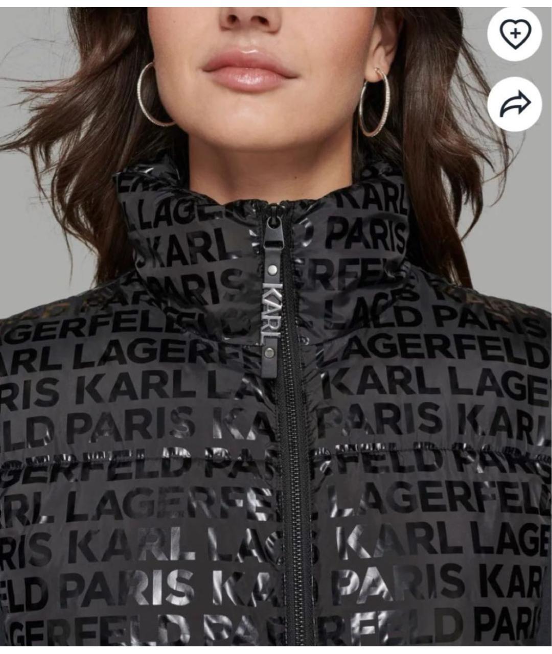 KARL LAGERFELD Черный жилет, фото 3