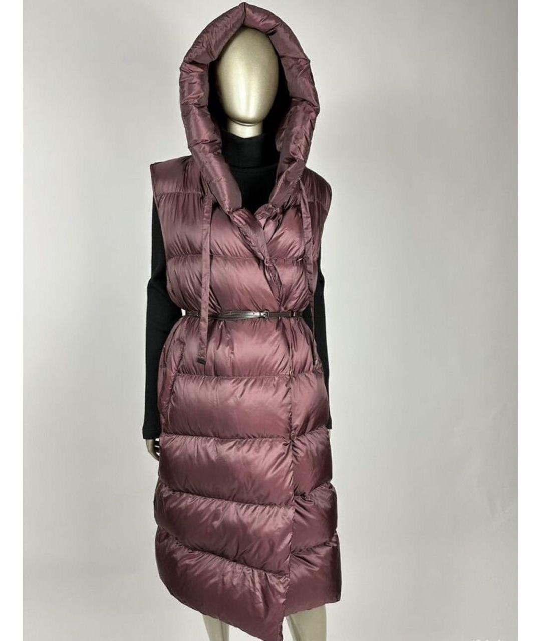 MAX MARA Бордовый жилет, фото 7