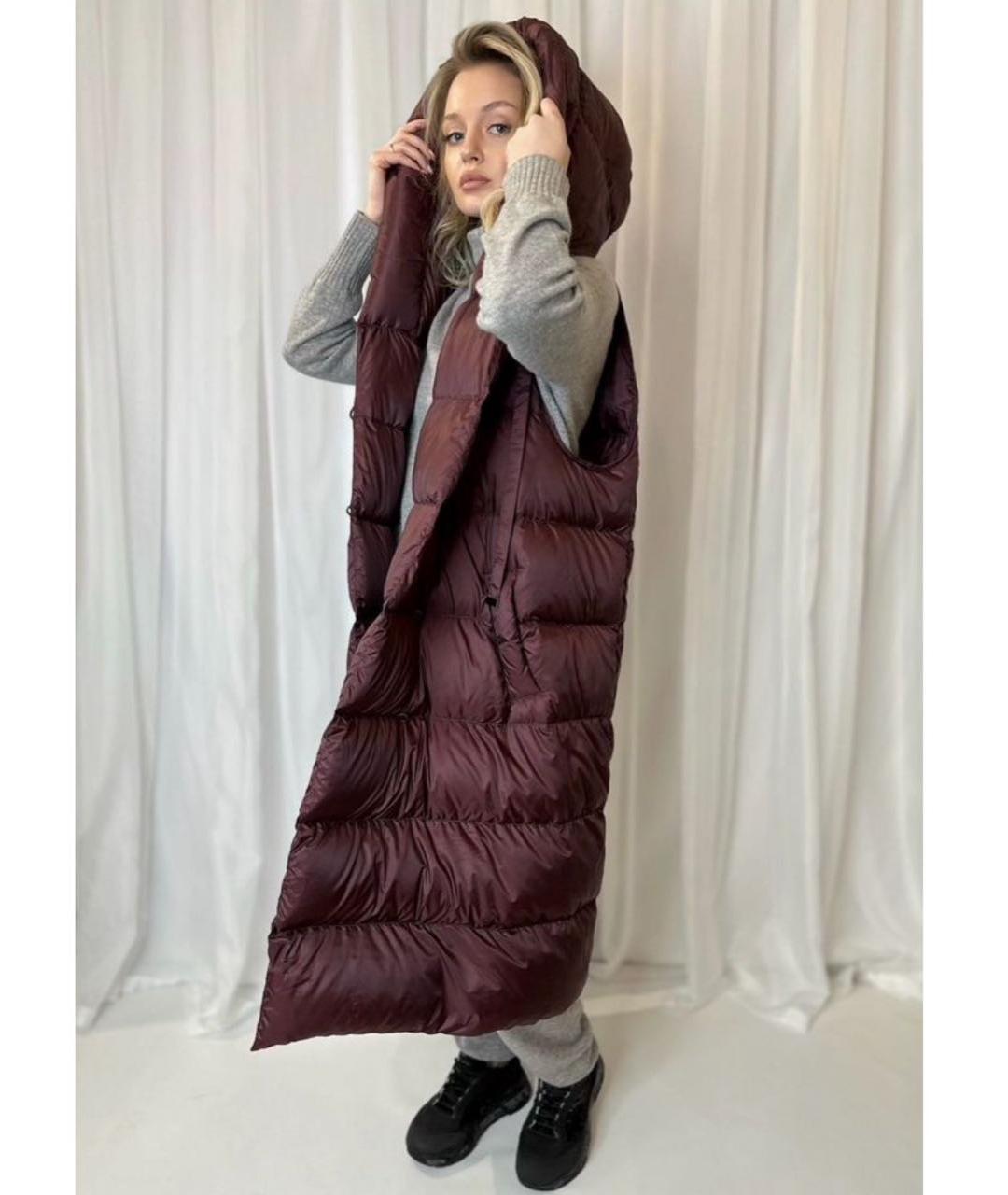 MAX MARA Бордовый жилет, фото 5