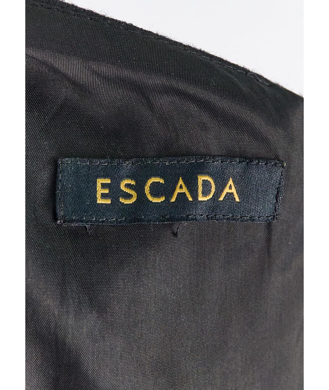 ESCADA Мульти шерстяное коктейльное платье, фото 3