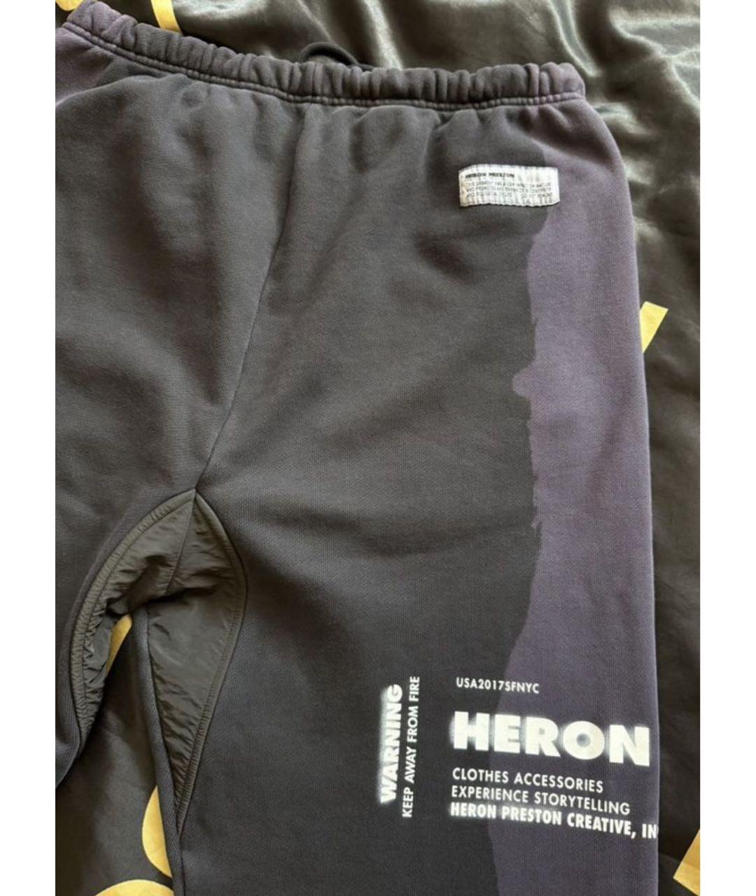 HERON PRESTON Темно-синие хлопковые повседневные брюки, фото 5