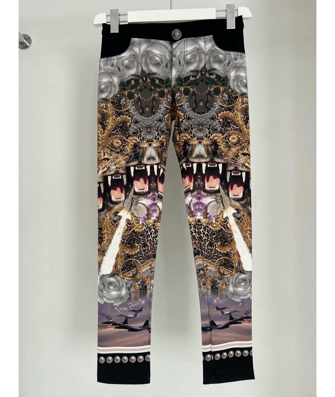 PHILIPP PLEIN Мульти брюки узкие, фото 9