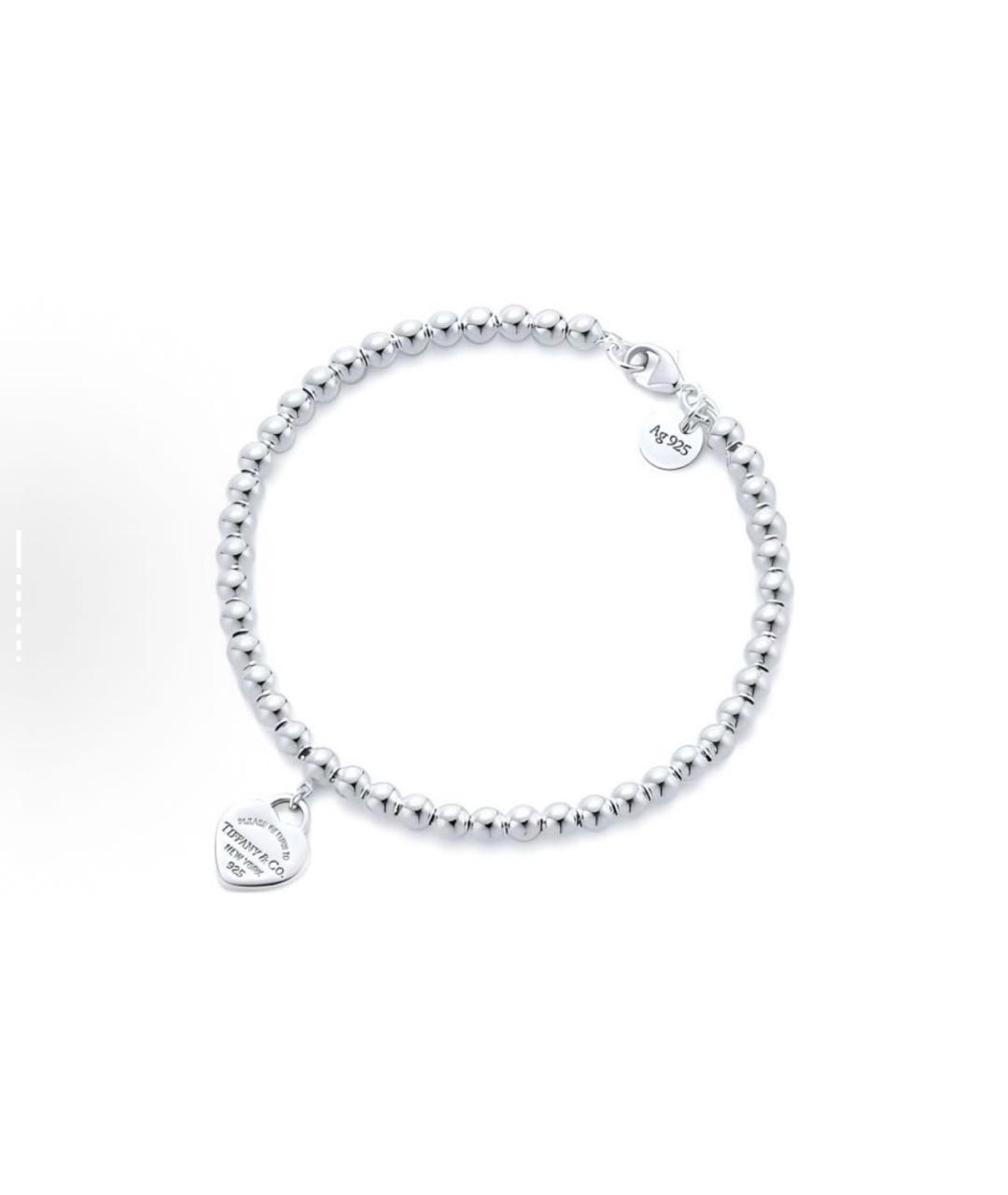 TIFFANY&CO Бирюзовый серебряный браслет, фото 3