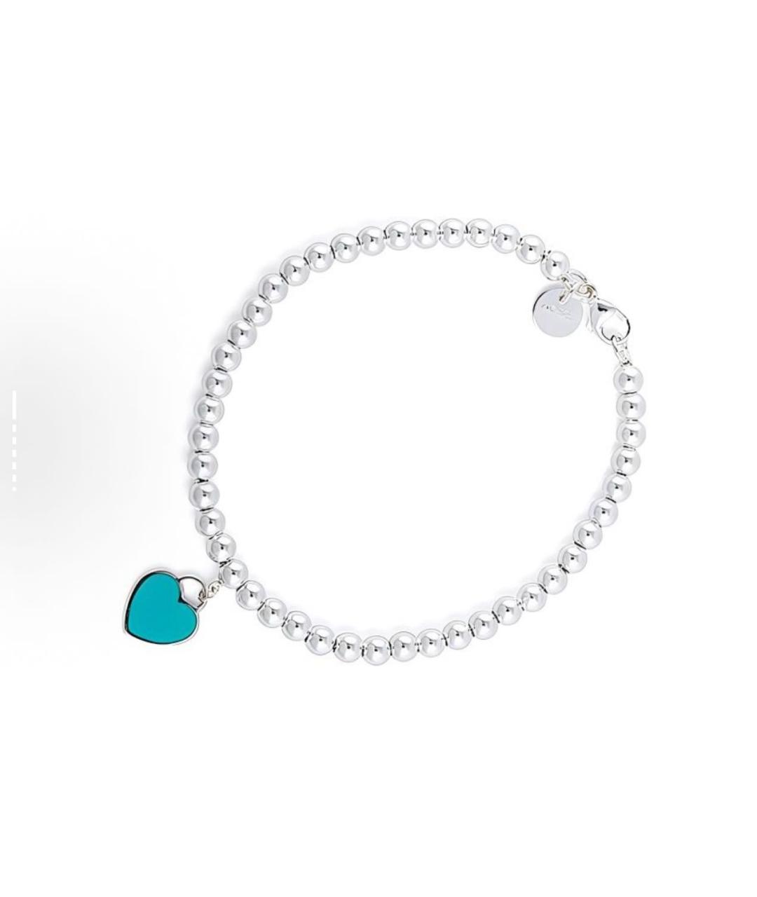 TIFFANY&CO Бирюзовый серебряный браслет, фото 4