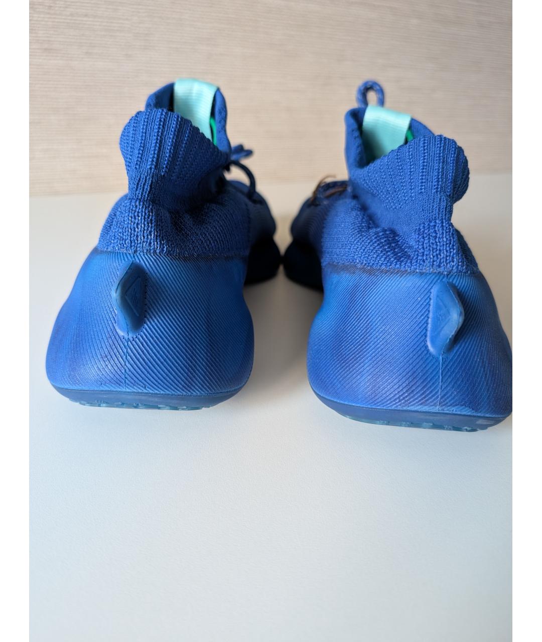 ADIDAS Синие текстильные низкие кроссовки / кеды, фото 5