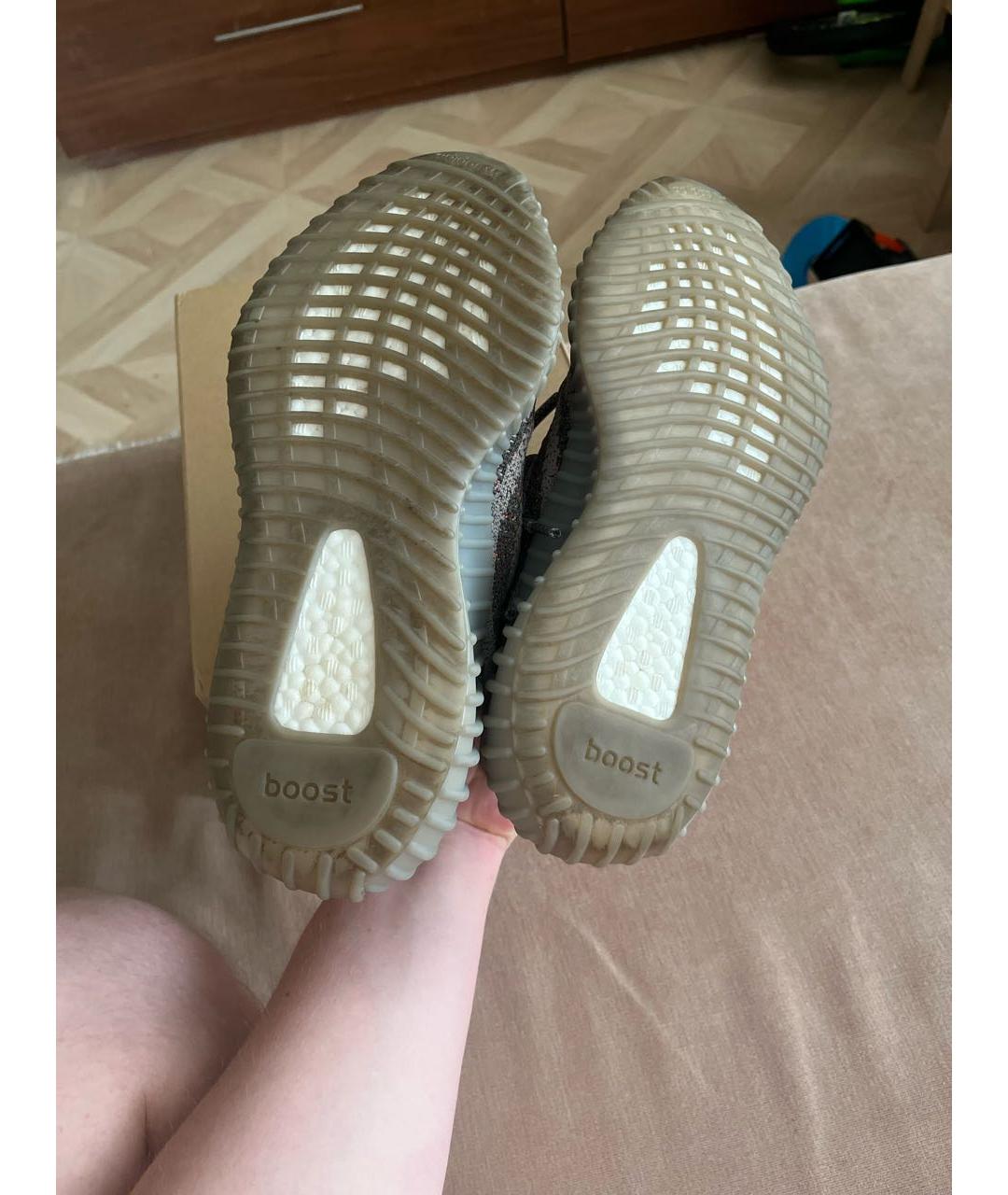ADIDAS YEEZY Текстильные низкие кроссовки / кеды, фото 7