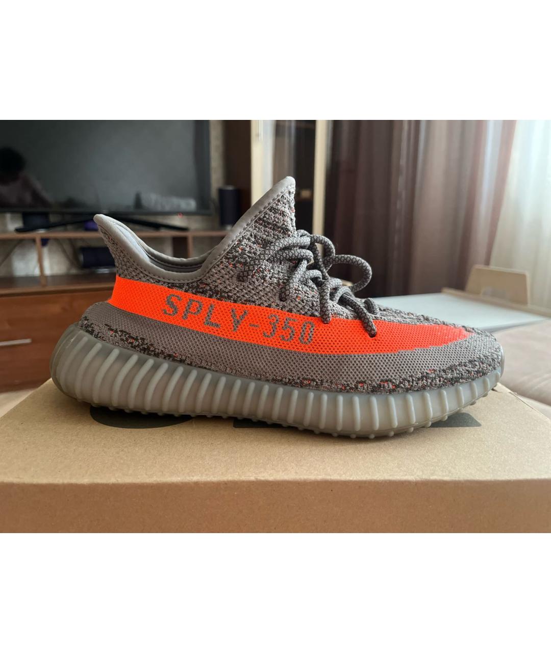 ADIDAS YEEZY Текстильные низкие кроссовки / кеды, фото 9