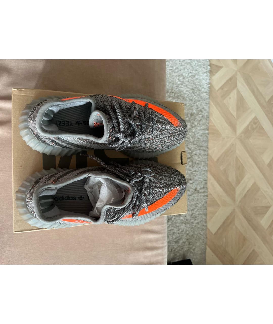 ADIDAS YEEZY Текстильные низкие кроссовки / кеды, фото 3