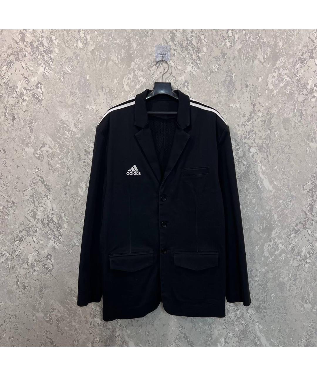 ADIDAS Черный полиэстеровый пиджак, фото 6