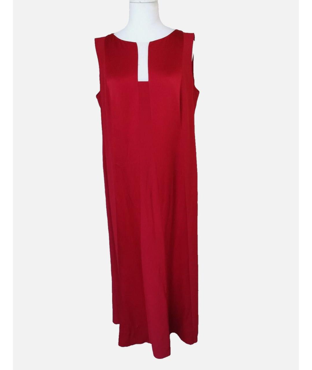 MAX MARA Красное ацетатное вечернее платье, фото 9