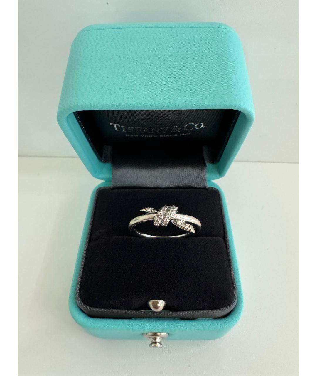 TIFFANY&CO Серебряное кольцо из белого золота, фото 3