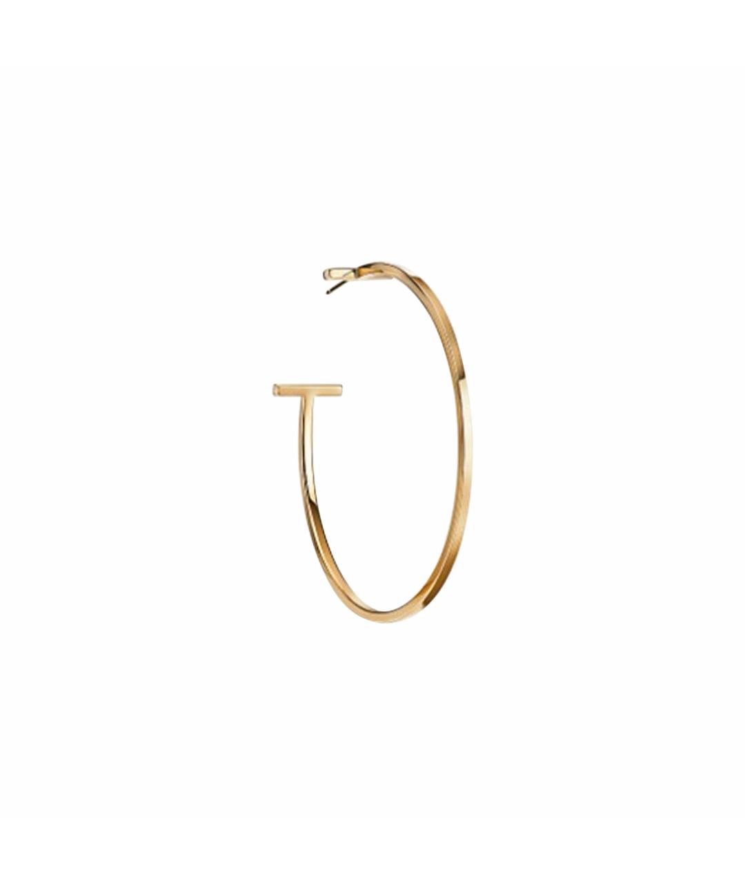 TIFFANY&CO Желтые серьги из желтого золота, фото 1