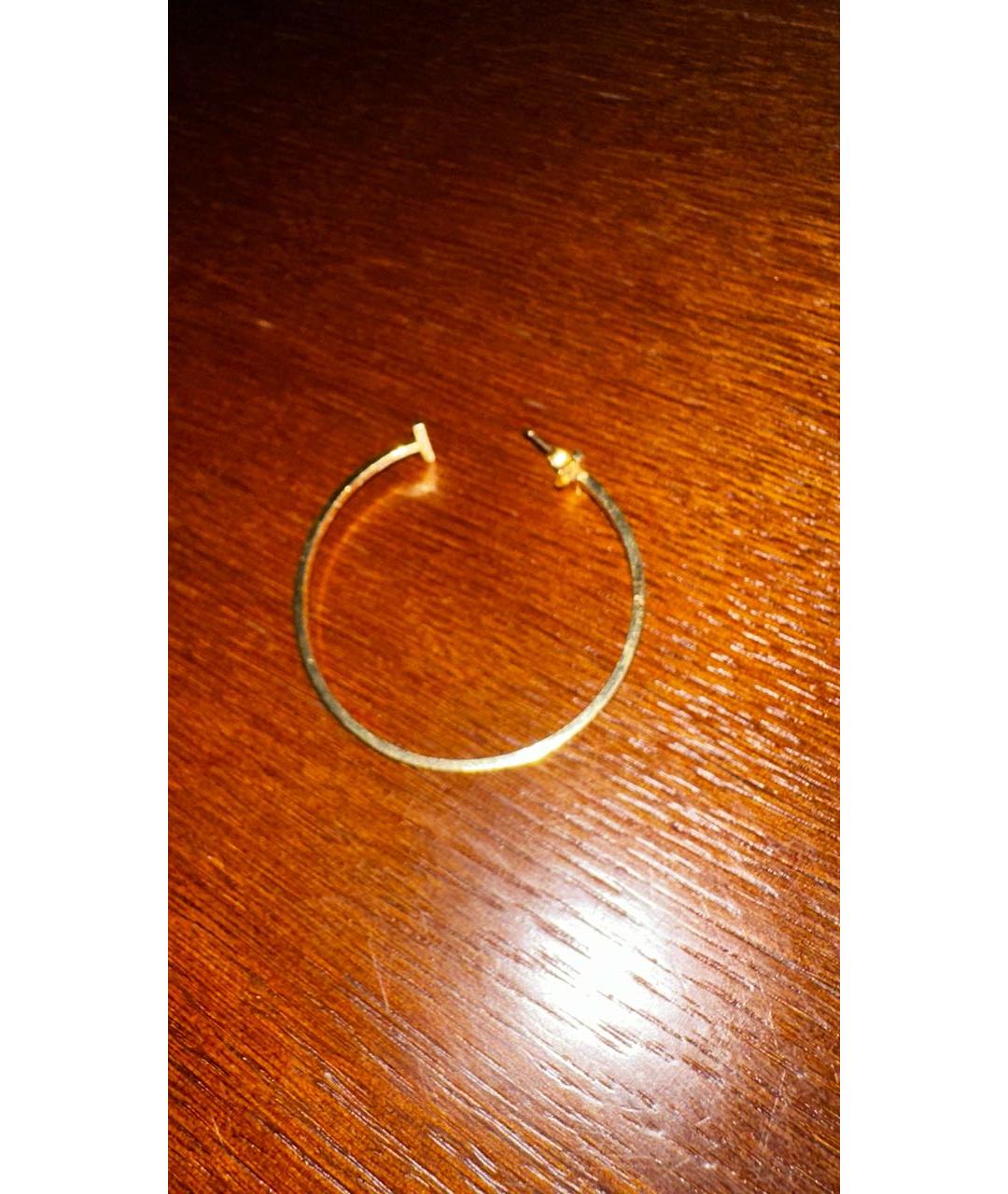 TIFFANY&CO Желтые серьги из желтого золота, фото 2