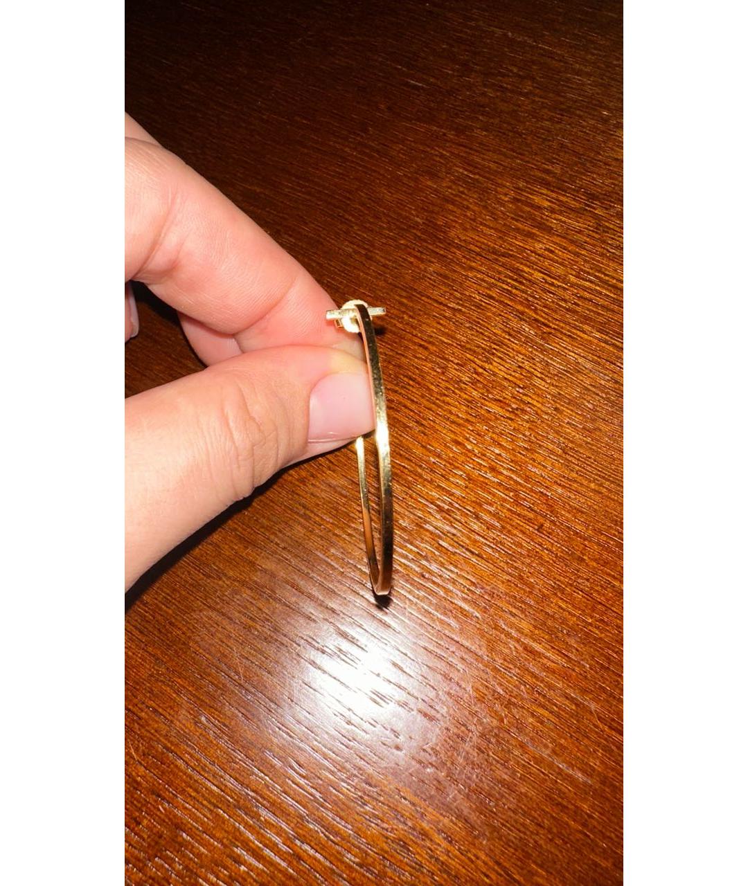 TIFFANY&CO Желтые серьги из желтого золота, фото 4