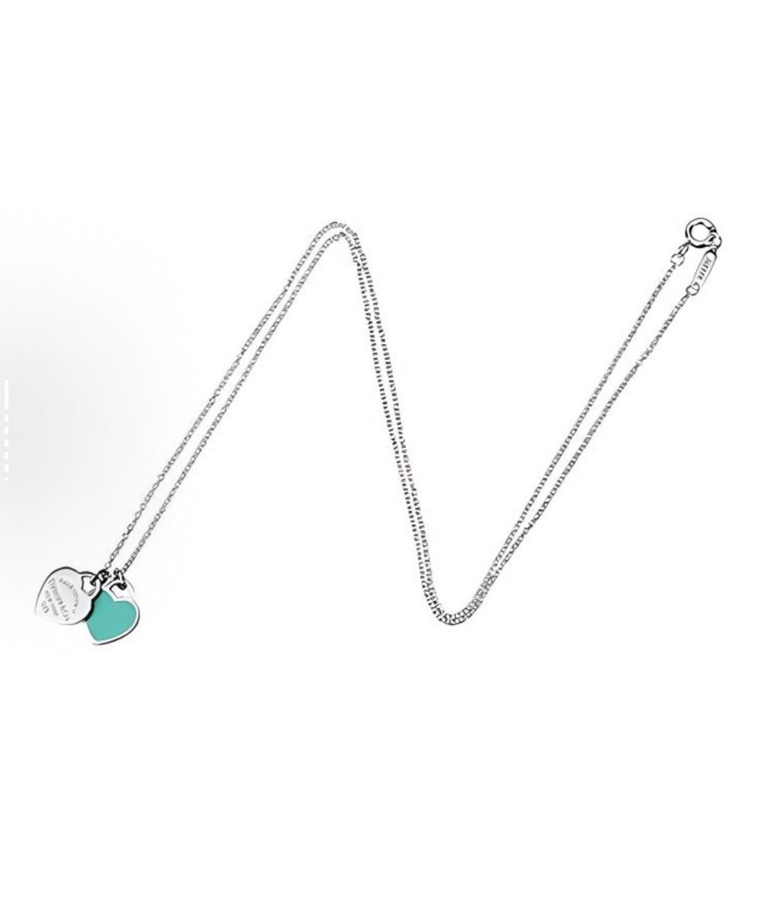 TIFFANY&CO Бирюзовая серебряная цепочка, фото 3