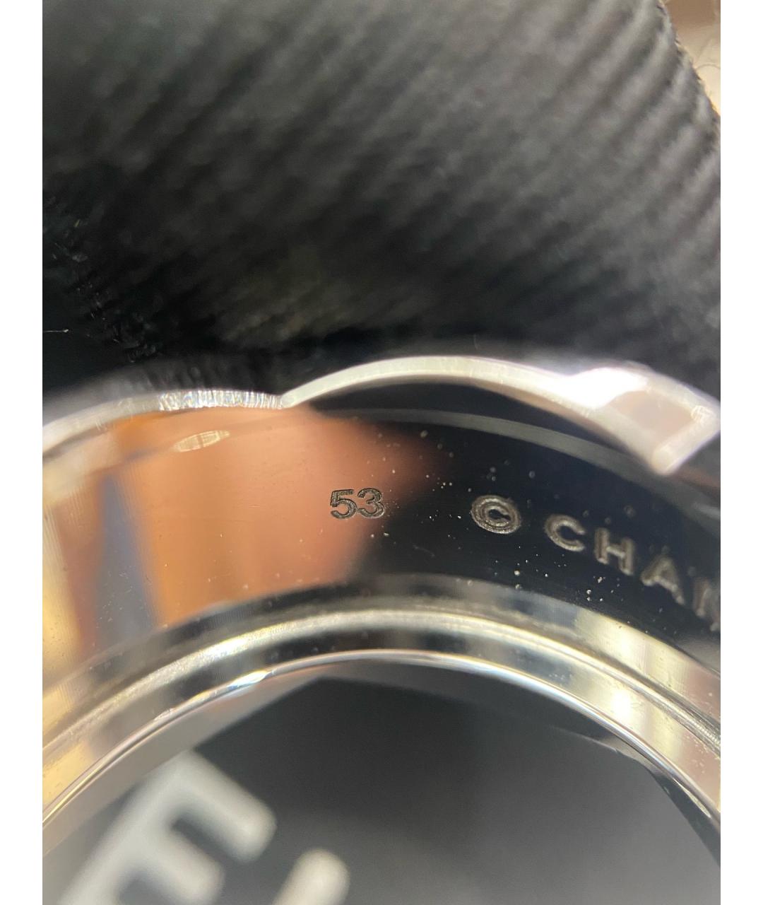 CHANEL Серебряное кольцо из белого золота, фото 4