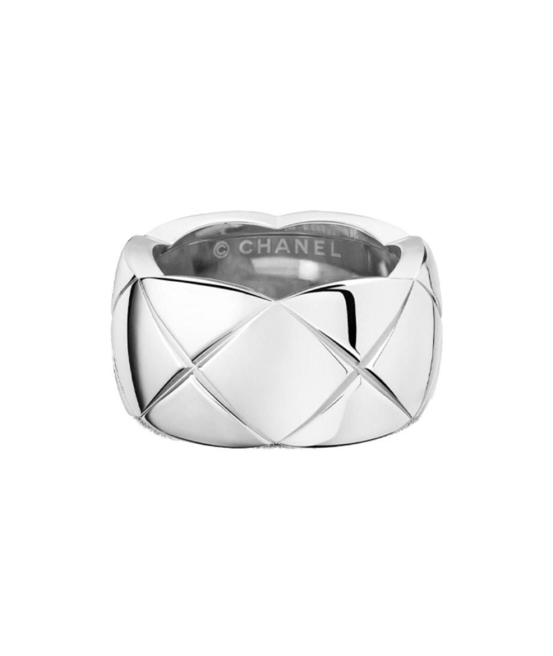 CHANEL Серебряное кольцо из белого золота, фото 1