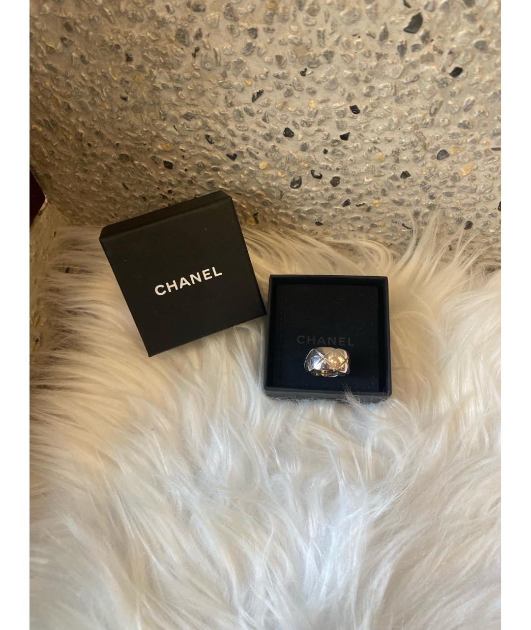 CHANEL Серебряное кольцо из белого золота, фото 2