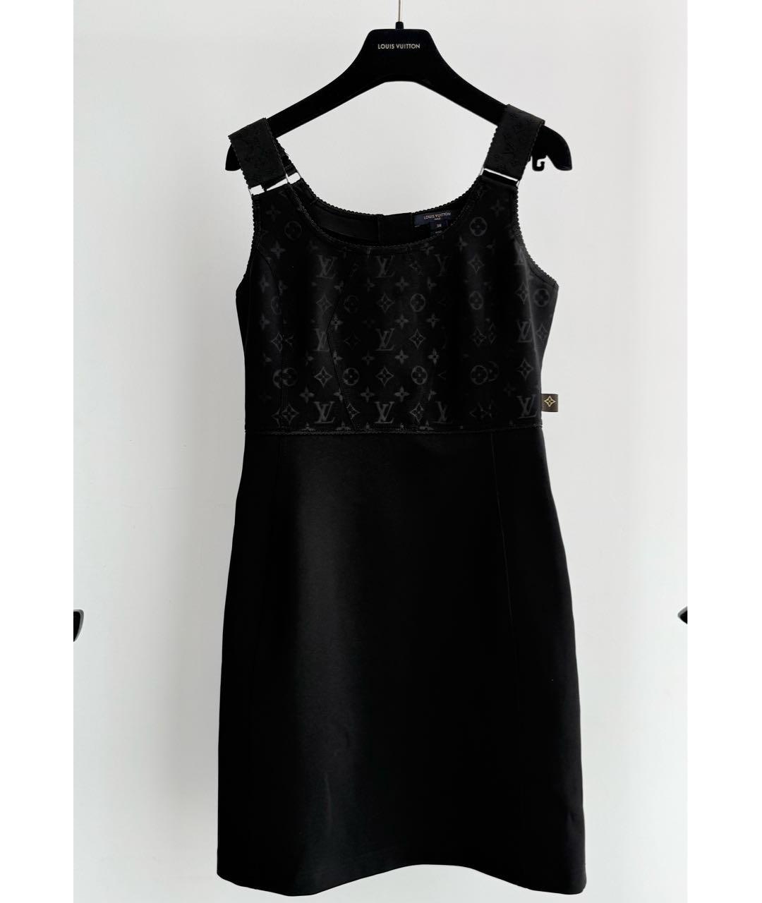 LOUIS VUITTON Черное платье, фото 7
