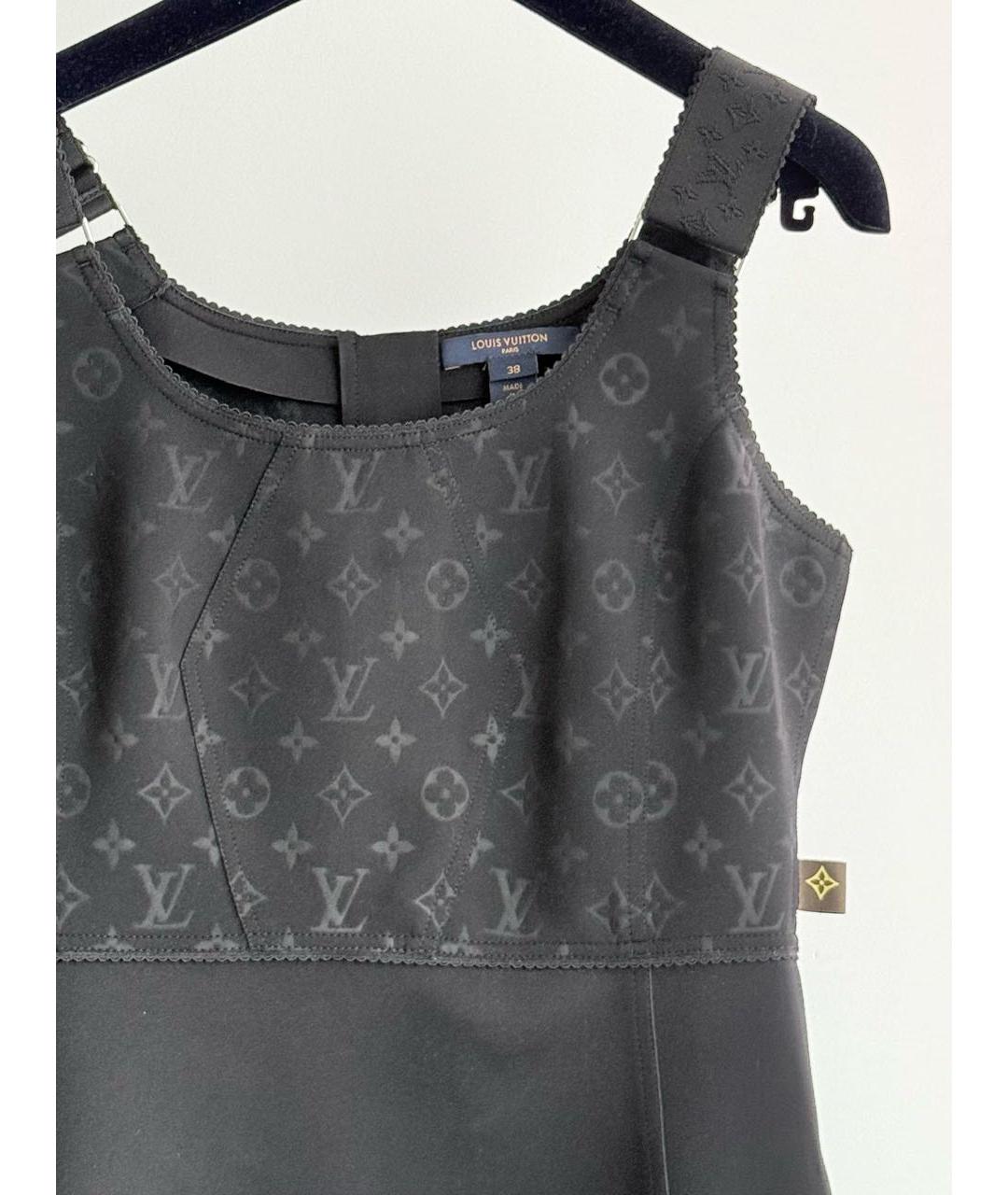LOUIS VUITTON Черное платье, фото 3