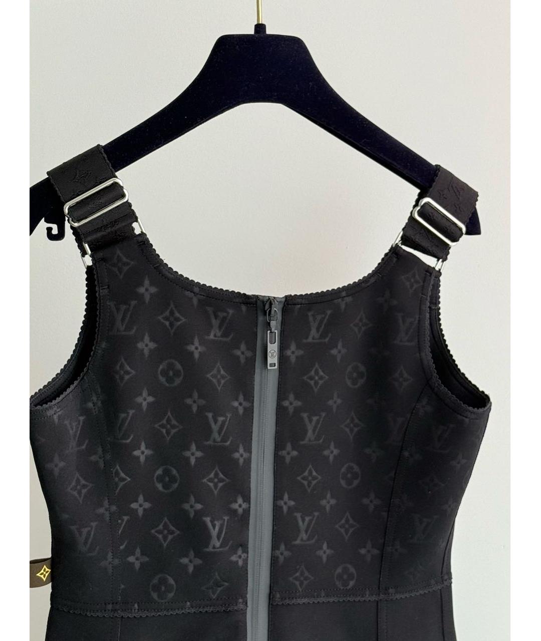 LOUIS VUITTON Черное платье, фото 4