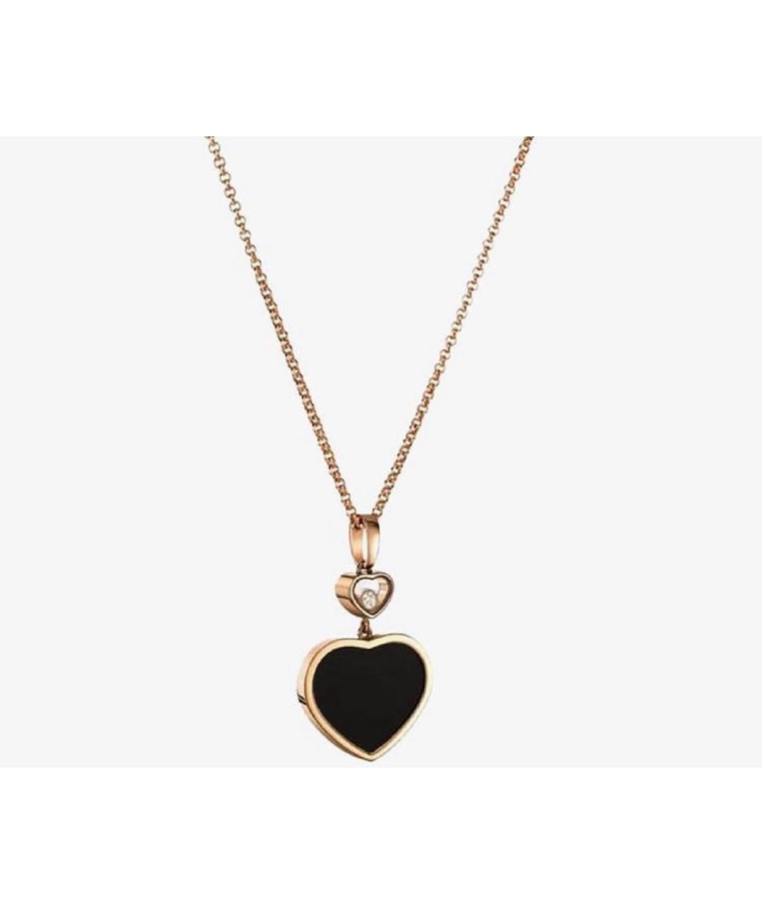CHOPARD Черный кулон из розового золота, фото 2