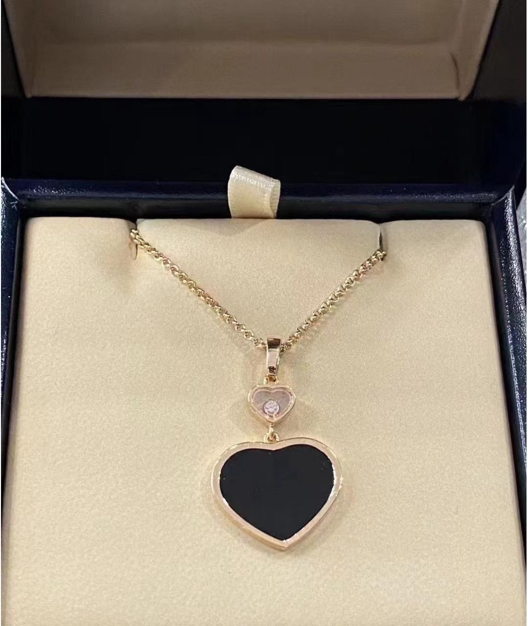 CHOPARD Черный кулон из розового золота, фото 4