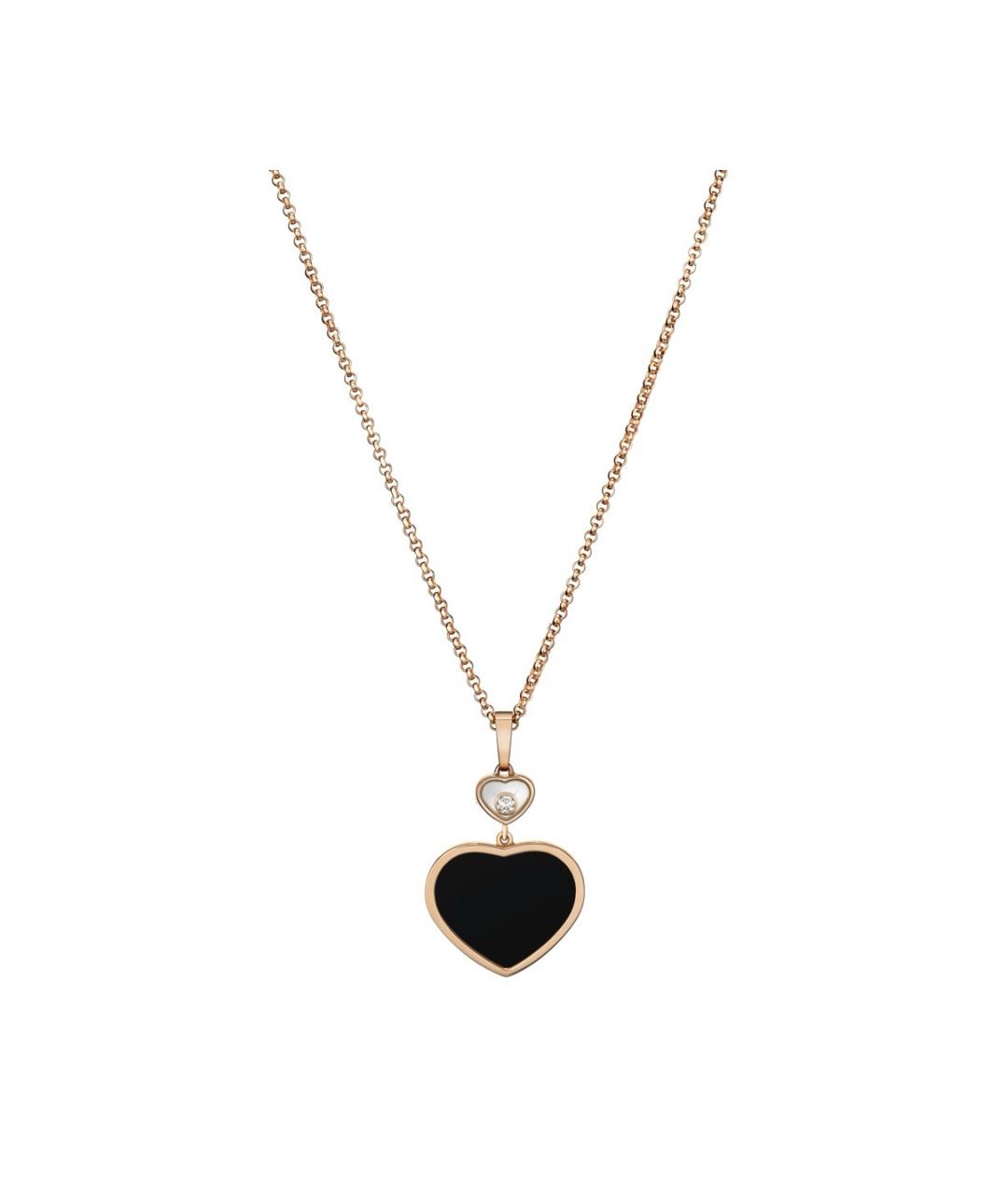 CHOPARD Черный кулон из розового золота, фото 7