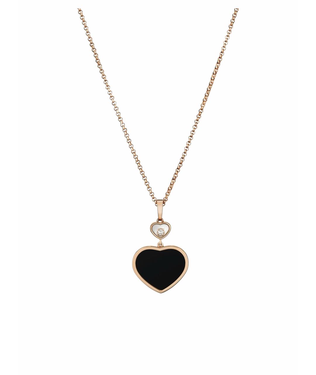 CHOPARD Черный кулон из розового золота, фото 1