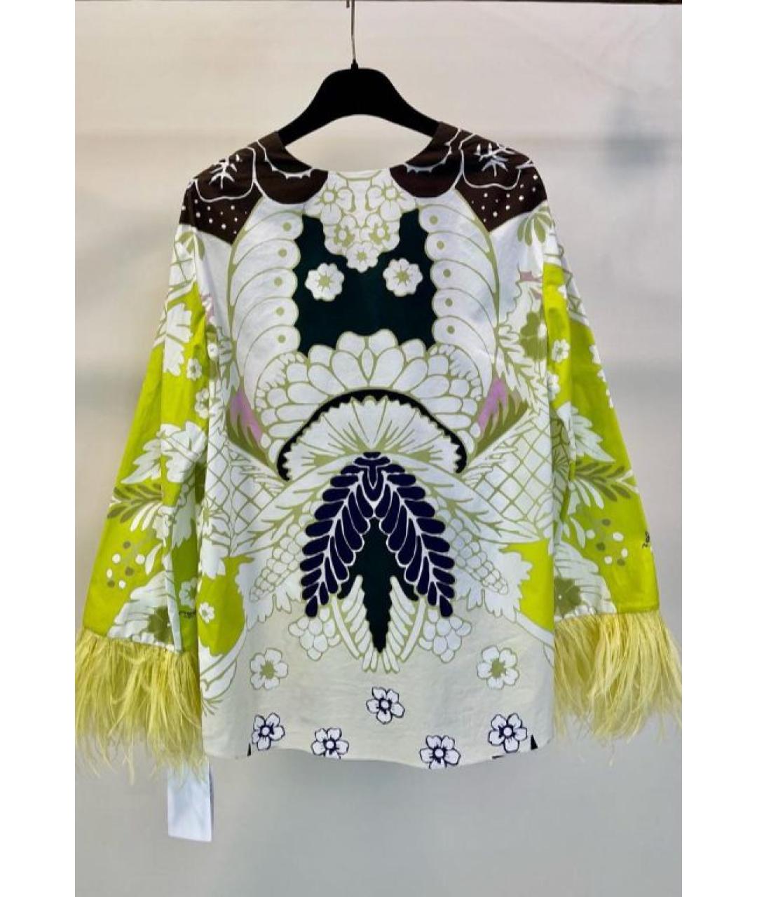 VALENTINO Мульти хлопковая блузы, фото 2
