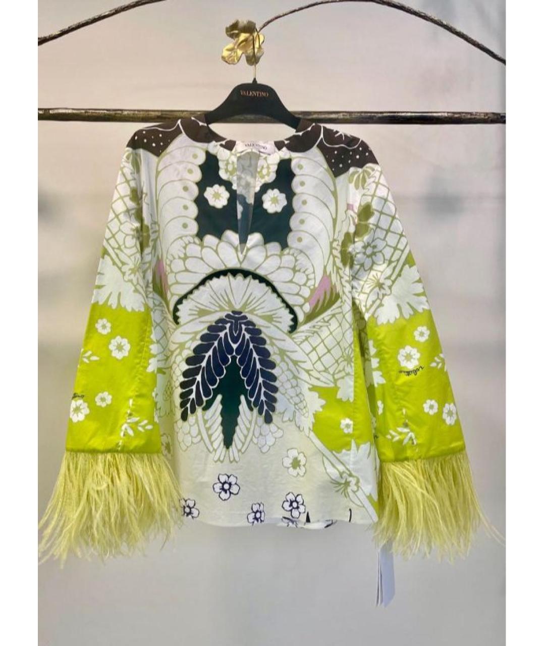 VALENTINO Мульти хлопковая блузы, фото 6