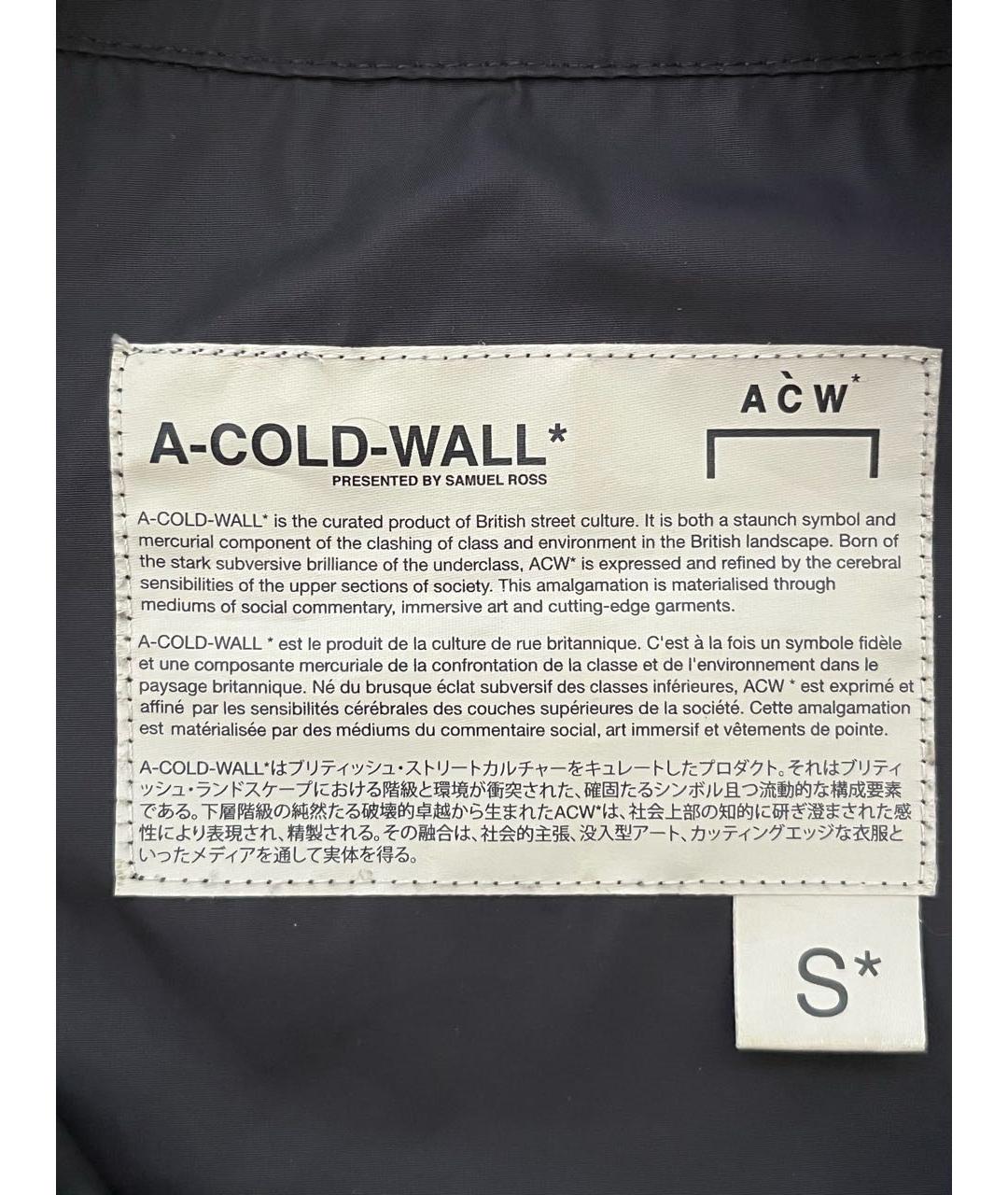 A-COLD-WALL* Черная полиэстеровая куртка, фото 7