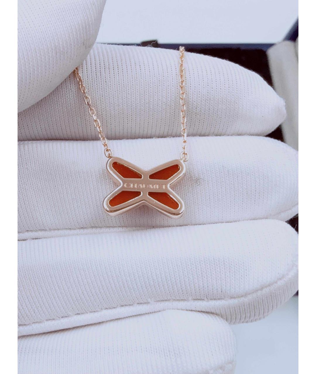 CHAUMET Красный кулон из розового золота, фото 4
